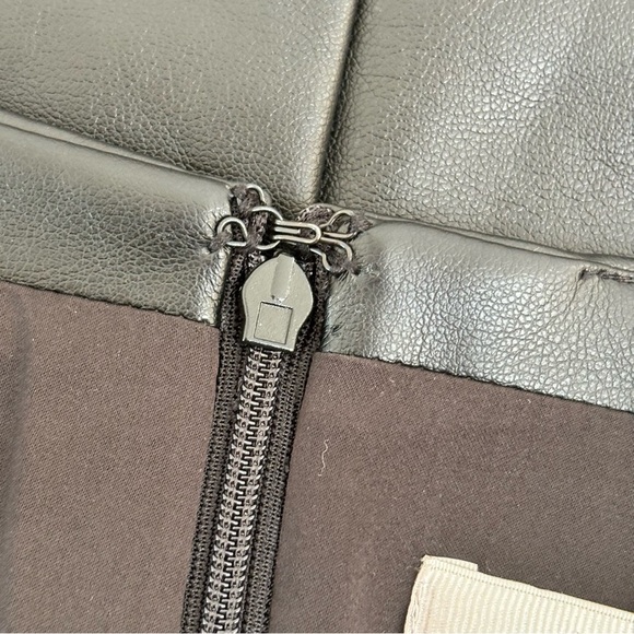 Torn by Ronny Kobo Gemma Faux Leather Cutout Mini Dress Bodycon Black S New - Picture 10 of 15